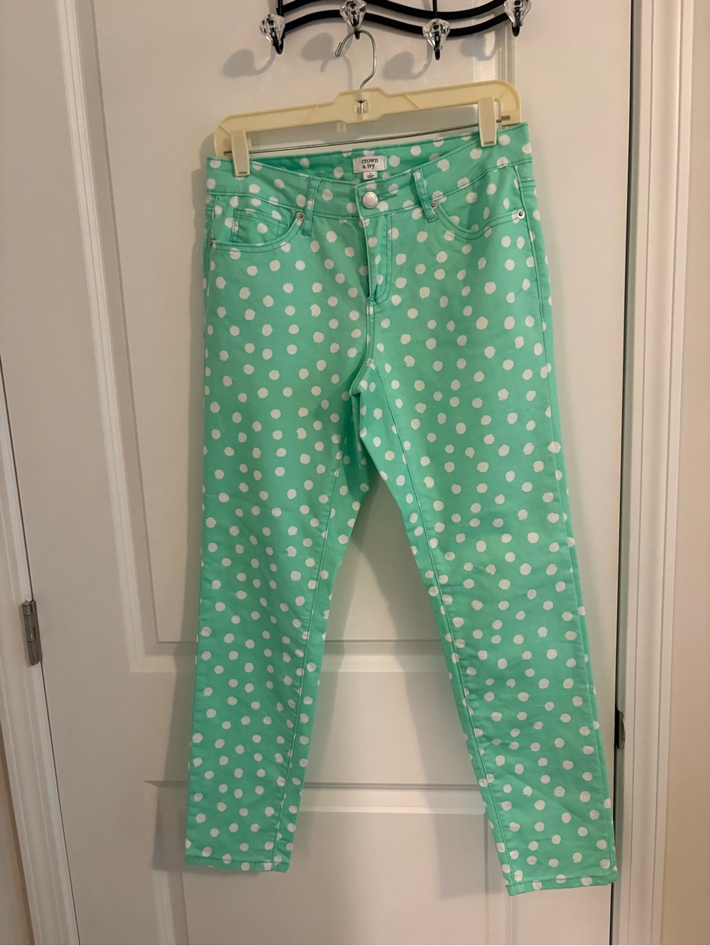 Polka Dot Mint Green pants